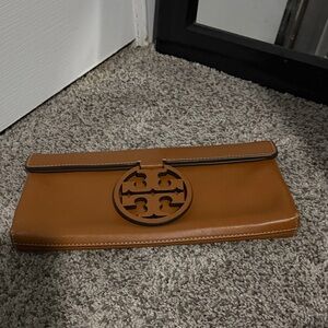 Tory Burch Brown Clutch